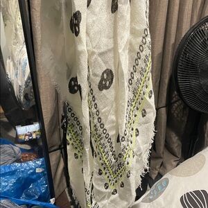 Skull Patterned Scarf